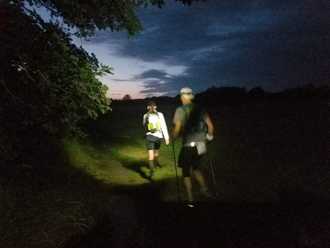 In der 2. Nacht mit Sabine un Stefan