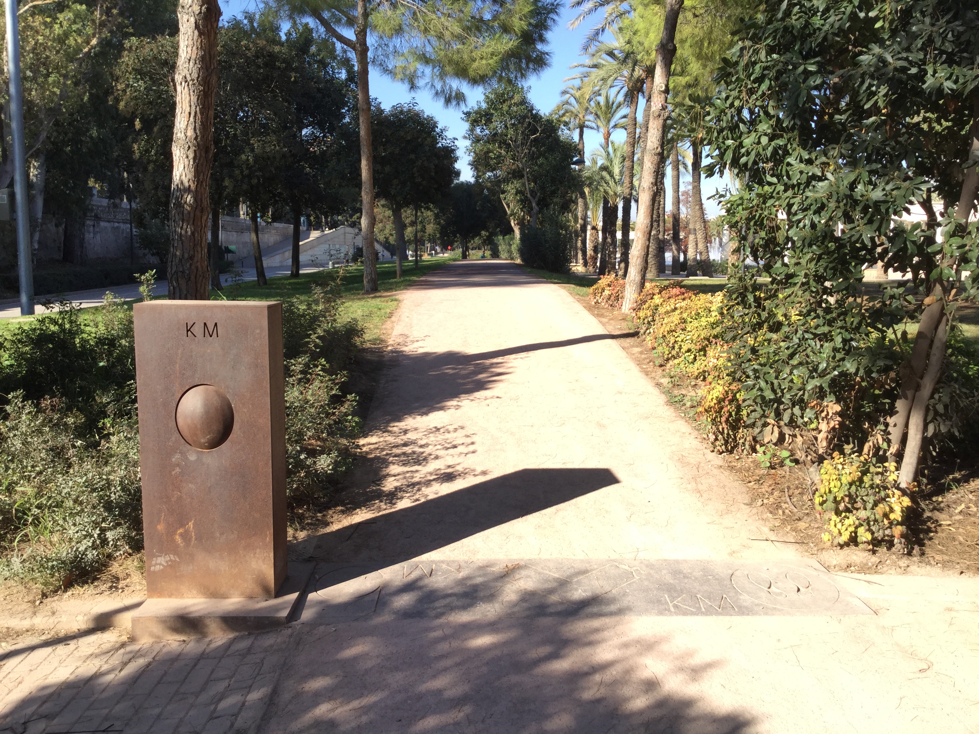 Valencia Laufstrecke Start